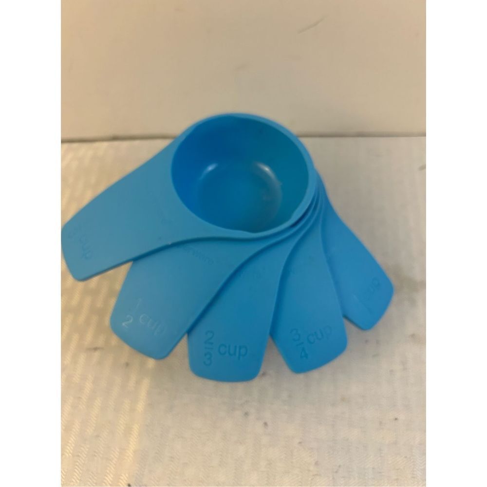 Tupperware replacement‎ measure ring cups blue missing 1/4